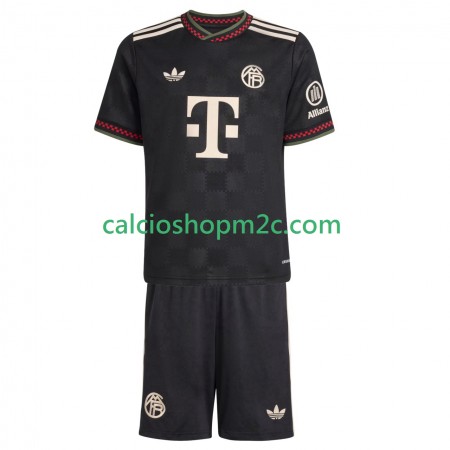 Bayern Monaco Bambino Maglia Terza 2025/2026 Manica Corta